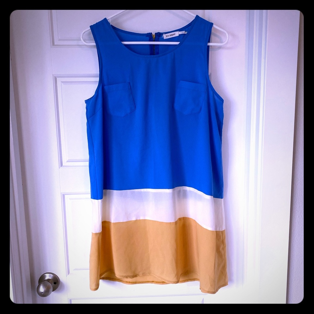 Blu Pepper Color Block Tunic
